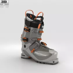 Black Diamond Prime Ski Boot 3D model
