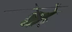 Boeing AH-64 Apache Helicopter 3D model