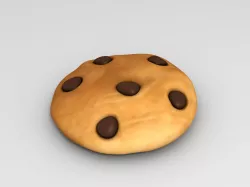 Cartoon Cookie 3D model