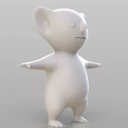 Cartoon Koala 3D model