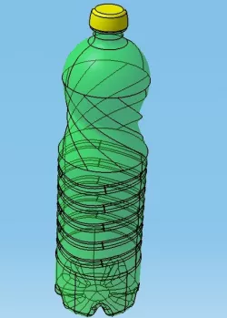 Catia Plastic Bottle Design