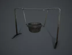 Cauldron Low-poly  3D model
