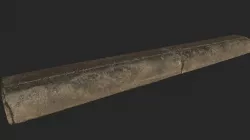 Cement Brick - 3D Scan Low-poly  3D model