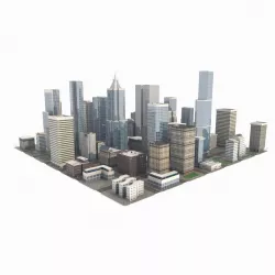 Cityscape 3D model