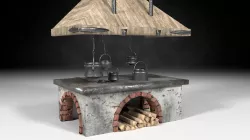 Classic Stove - The Marquis Collection Low-poly  3D model