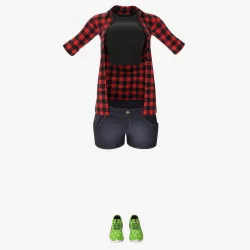 Cloth set 3D model