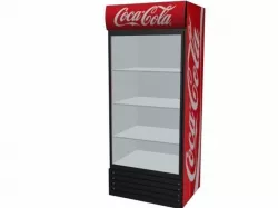 coca cola fridge Free low-poly  3D model