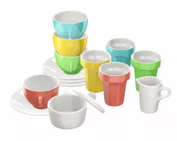 Colorful Tea and Coffee Collection 3D model