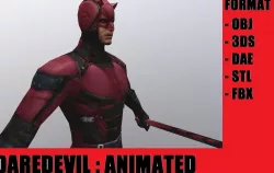 Daredvil Low-poly  3D model