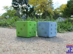 Dice Mold, Sidewalk Chalk