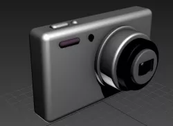 digital camera Low-poly  3D model
