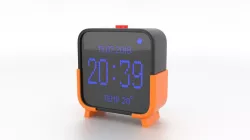 Digital clock H-100 3D model