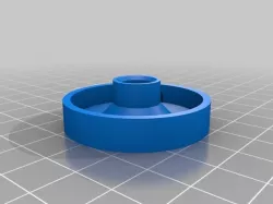 Dishwasher wheel and clip