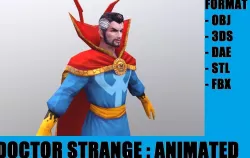 Doctor Strange Low-poly  3D model