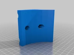 DSLR camera rig half-shoulder rest - thing-o-matic printable