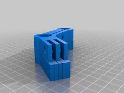 DSLR Shoulder Rig - Dual Parallel Std Clamp A, thing-o-matic printable