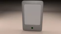 Ebook reader 3D model