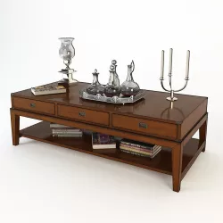 Eichholtz Military Coffee Table  3D model