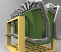Engine assembly, 4 pistons..