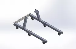 Engine storage stand for the Lexus 1UZFE engine.