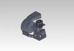 Engine with Air Blower