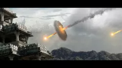 Explosion asset for Visual Effects Alien arrival by FumeFX 3D model