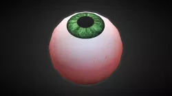 Eyeball Low-poly  3D model