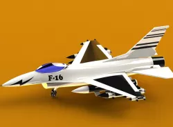 F-16 in solidworks(designed by me)