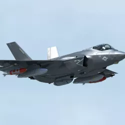 F-35 CF-3 Lightning II with pilot 3D model
