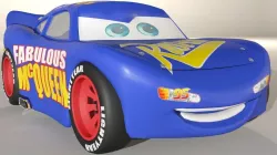 Fabulous Lightning Mcqueen Low-poly  3D model