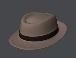 Fedora Hat 3D model