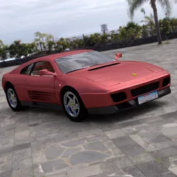 Ferrari 348T for DAZ Studio 3D model