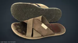 Flips Flops Low-poly  3D model