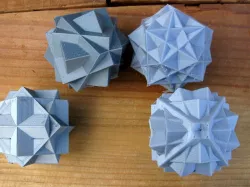 Four Compounds of Cubes