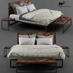 From the Source - IKAN King bed 3D model