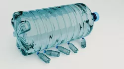Gallon and Bottle Low-poly  3D model