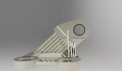 GE jet engine bracket