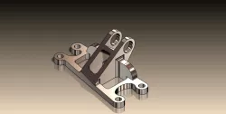GE jet engine bracket challenge New Design - V2