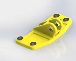 GE jet engine bracket