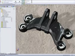 GE jet engine bracket V2