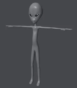 Grey Alien 3D model