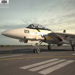 Grumman F-14 Tomcat 3D model