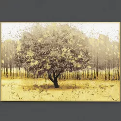 Hand Painted Oil On Canvas 3D model