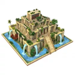 Hanging Gardens of Babylon Low-poly  3D model
