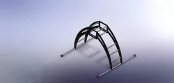 Hexacopter landing legs assembly