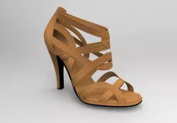 High heel Sandal 3D model