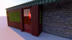 house Low-poly  3D model