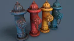 Hydrant Common Enviroment Assets Low-poly  3D model