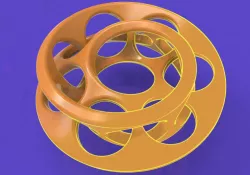 KeyShot Toon Render: Mobius Chain