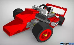 Keyshot Toon Render - Toy Car